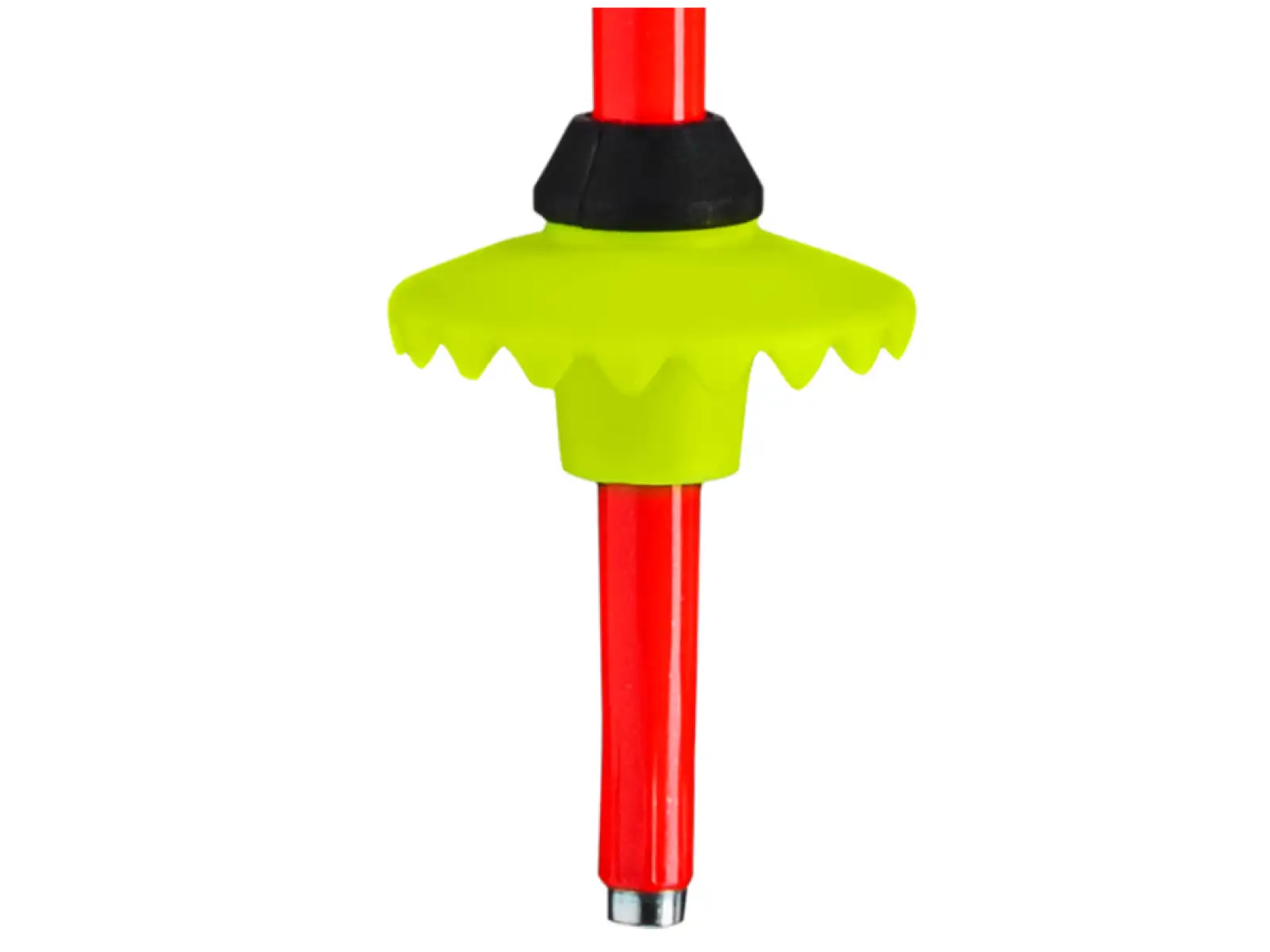Leki Racing Kids detské zjazdové palice Bright Red/Black/Neon Yellow
