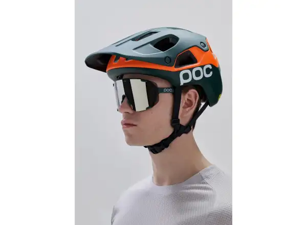 POC Cularis Pure MTB prilba Pargasite Green Matt/Fluorescent Orange Matt