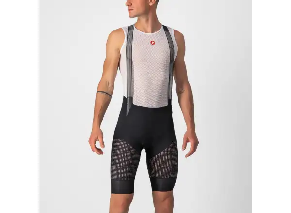Castelli Unlimited Ultimate Liner pánske kraťasy s trakmi a vložkou Black