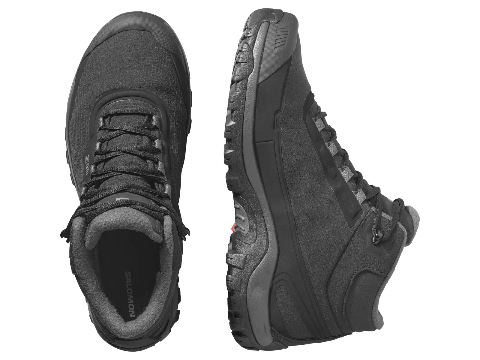 Salomon Shelter WP pánske zimné topánky Black/Asphalt/Castlerock