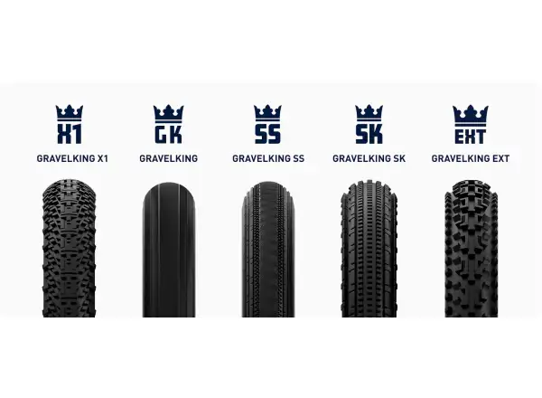 Panaracer GravelKing SK R 28" gravel plášť kevlar čierna/Amber