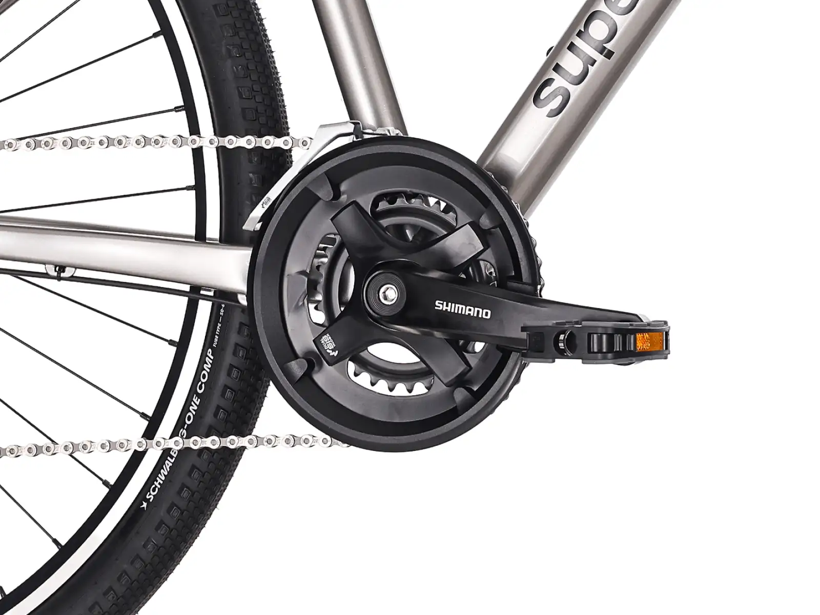 Superior Blox 6.0 trekingový bicykel Gloss Dark Chrome