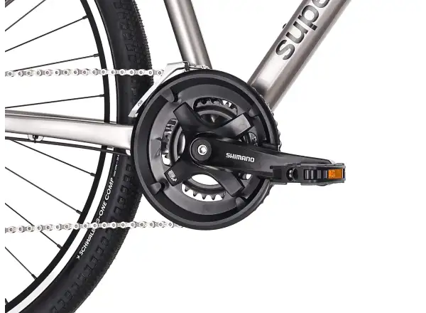 Superior Blox 6.0 trekingový bicykel Gloss Dark Chrome