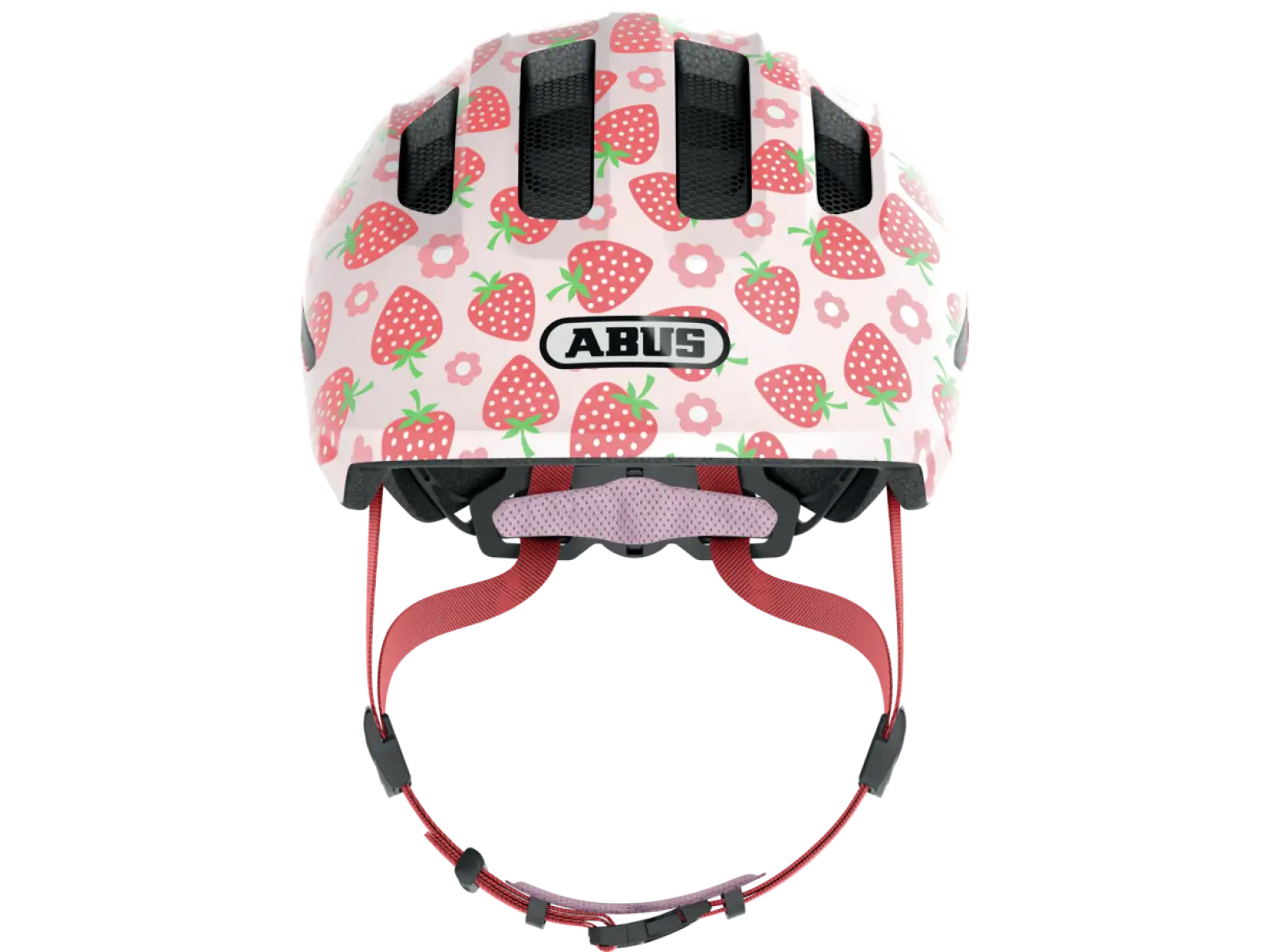 Abus Smiley 3.0 LED detská prilba Strawberry