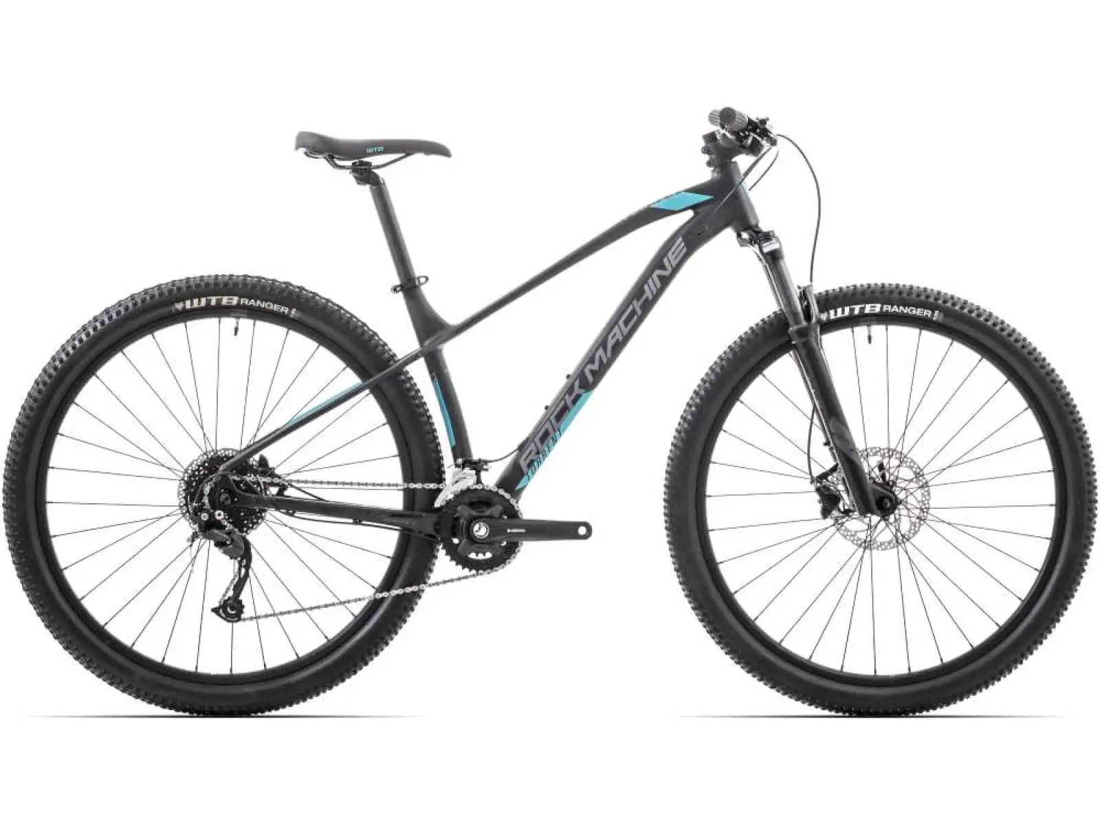 Horský bicykel Rock Machine Torrent 30-29 Black/Grey/Petrol blue