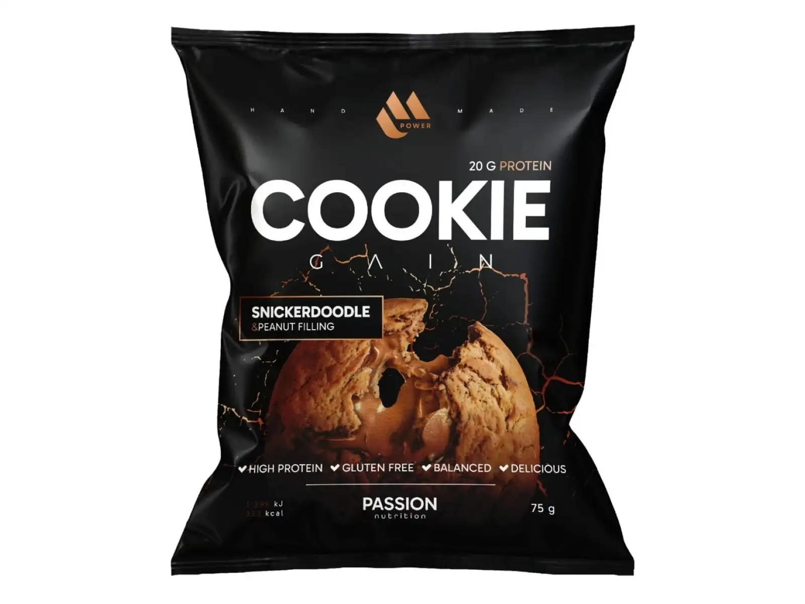 Passion MPower Cookie Gain 75g Snickerdoodle arašidová náplň