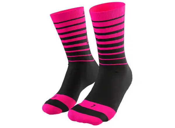 Dynafit Live To Ride športové ponožky Pink Glo
