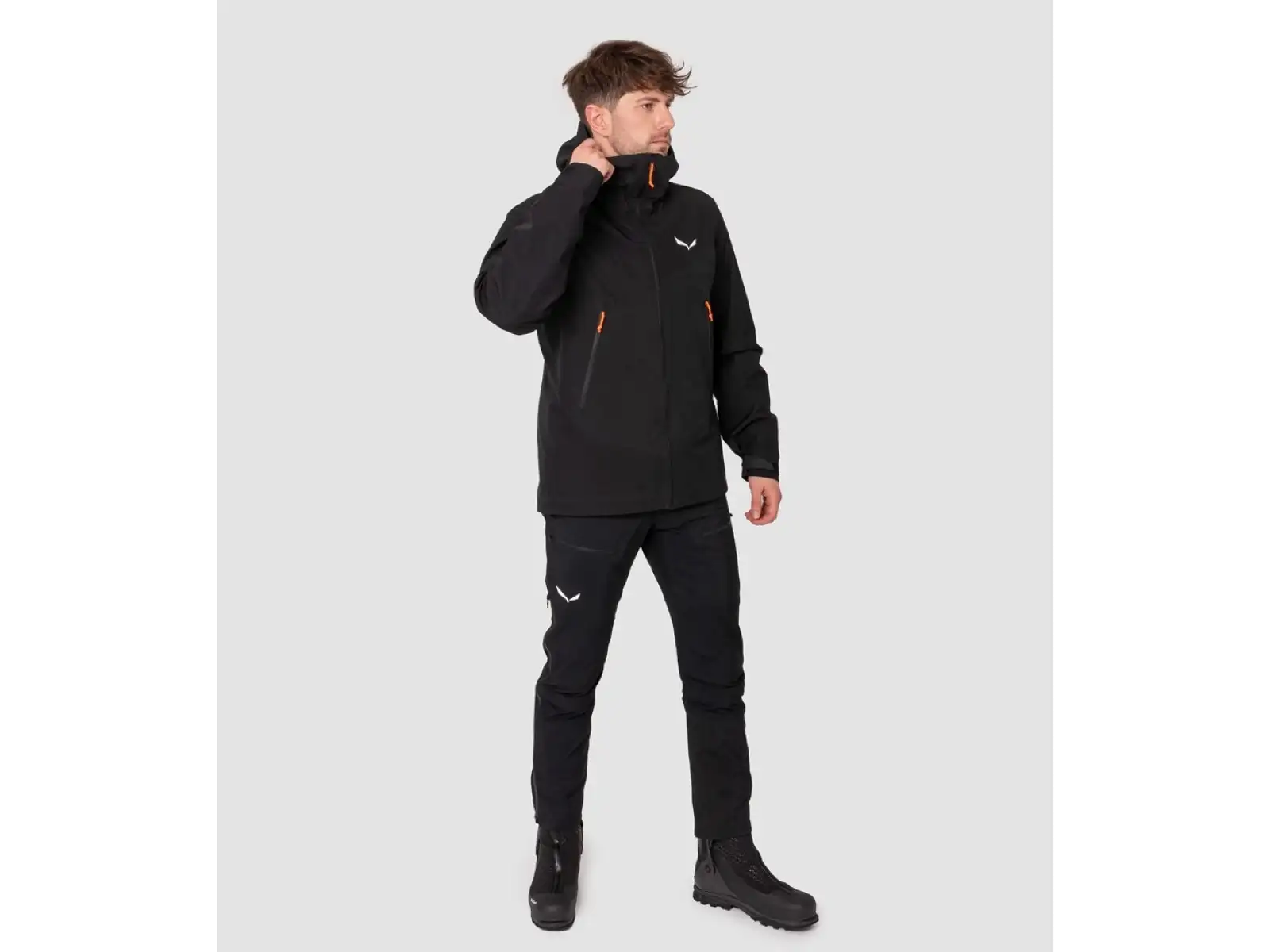 Salewa Ortles Gore-Tex 3L pánska hardshellová bunda black out