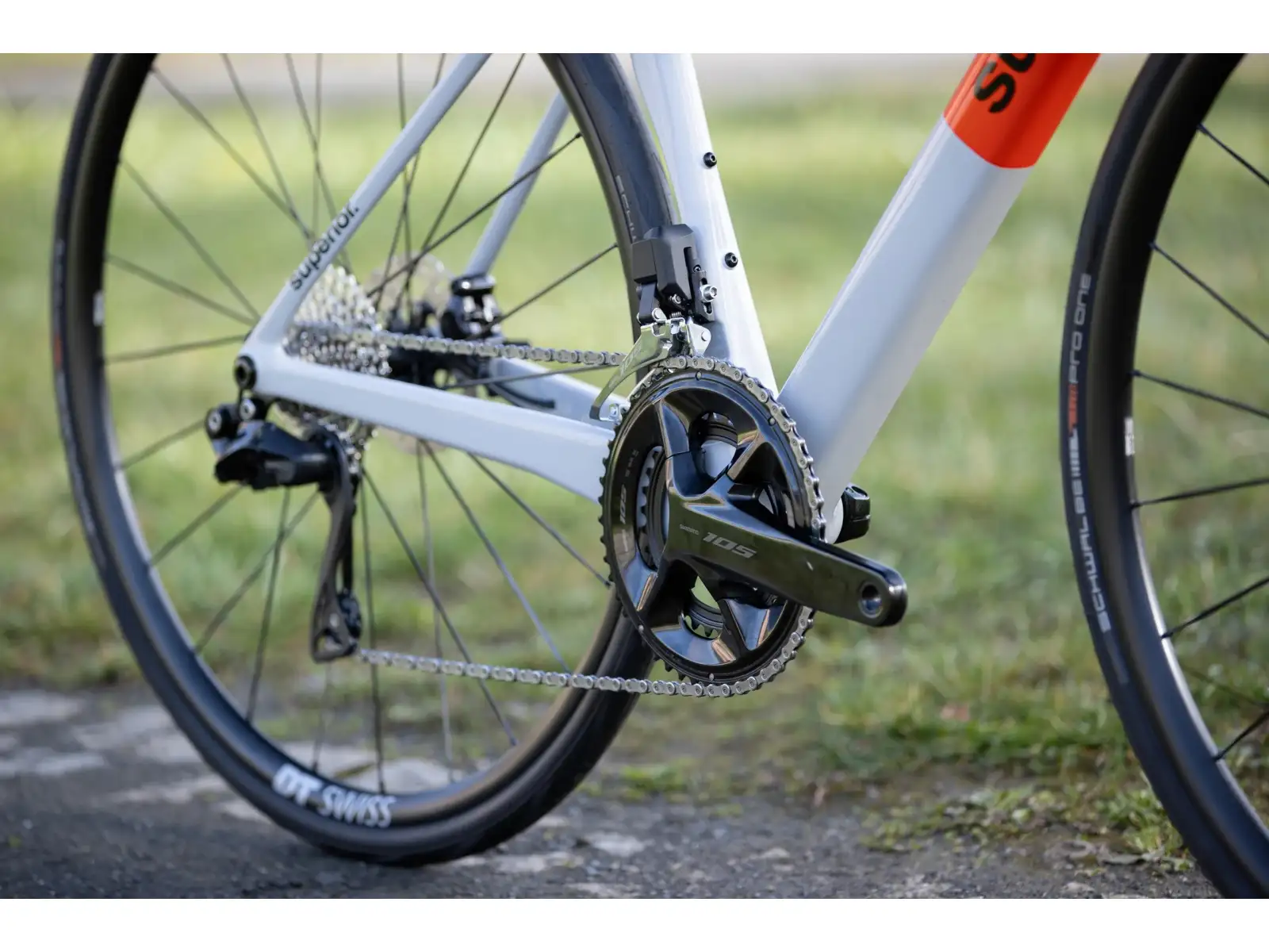 Superior XR 9.5 GF cestný bicykel Gloss Grey/Red