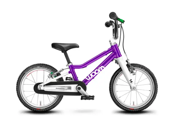 Woom 2 Purple 14 detský bicykel