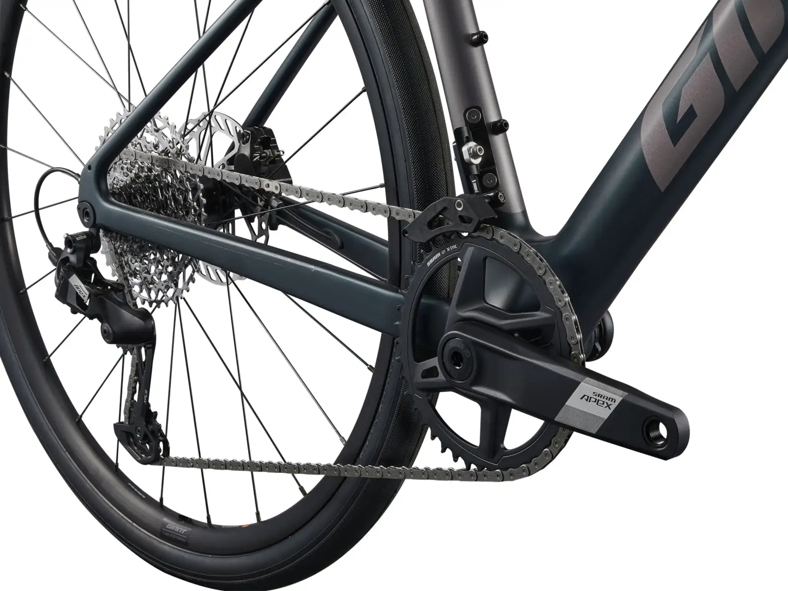 Giant FastRoad AR Advanced 1 cestný bicykel Asphalt Green