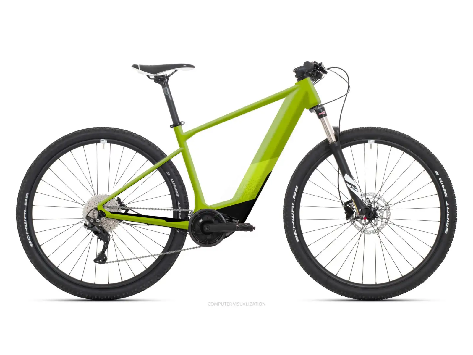 Horský bicykel Superior eXC 7039 B Matte Lime Metatllic