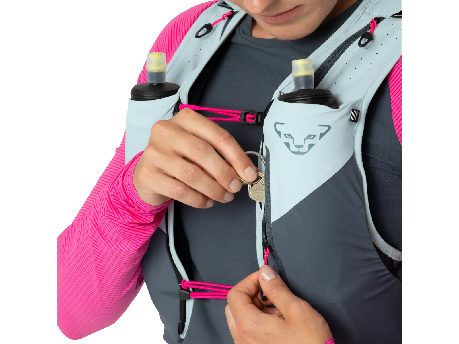 Dynafit Ultra 12 l bežecká vesta Cloud Blue/Cinder