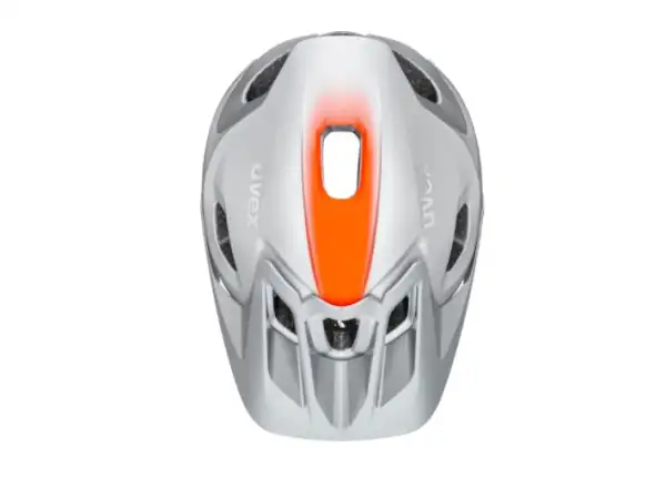 Uvex Quatro Integrale MTB prilba Silver/Orange Mat 2021