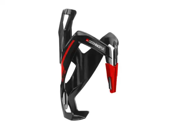 Elite Custom Race Plus košík lesklý čierna/červená