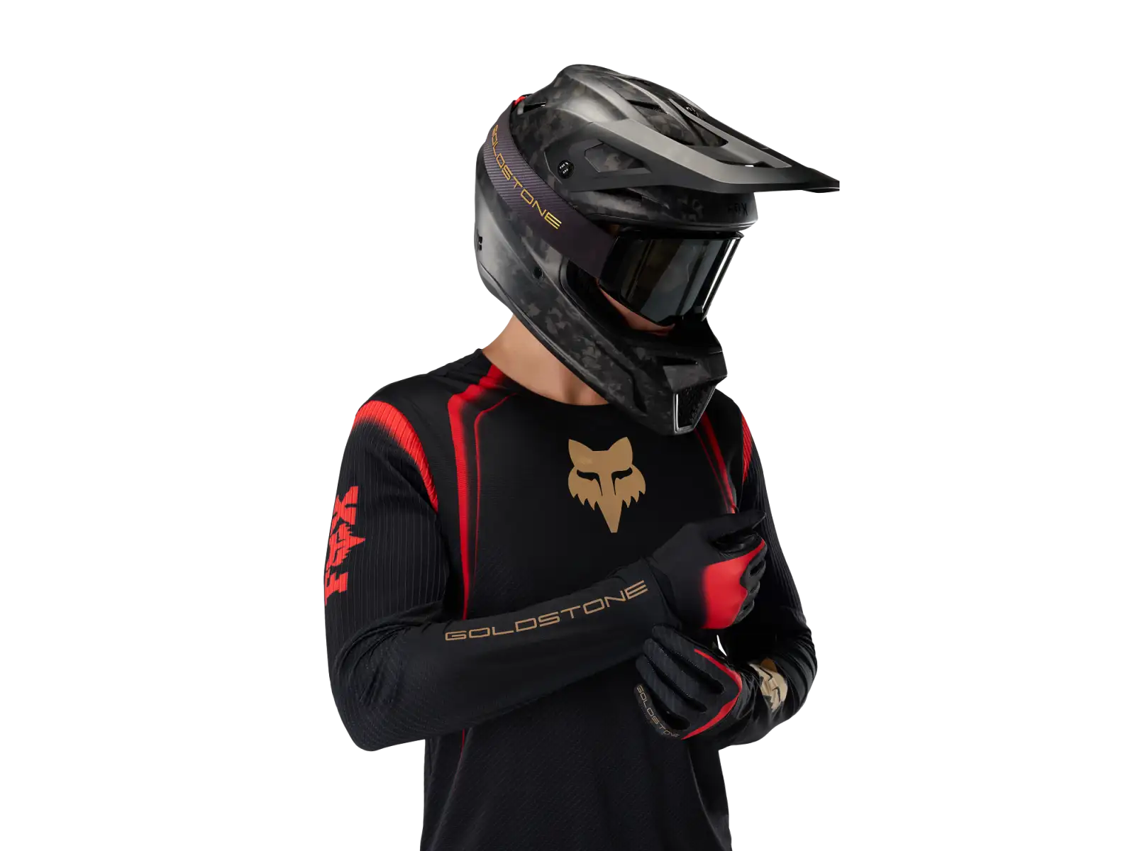 Fox Flexair Ls Jersey Goldstone Se pánsky dres Black