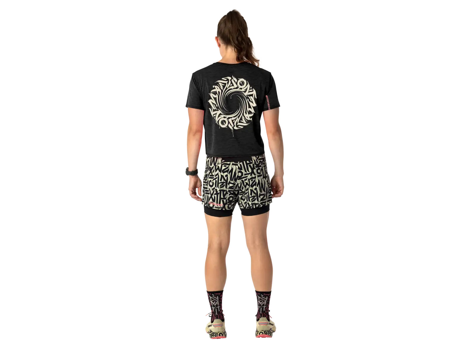 Dynafit Trail dámske bežecké tričko krátky rukáv Black Out