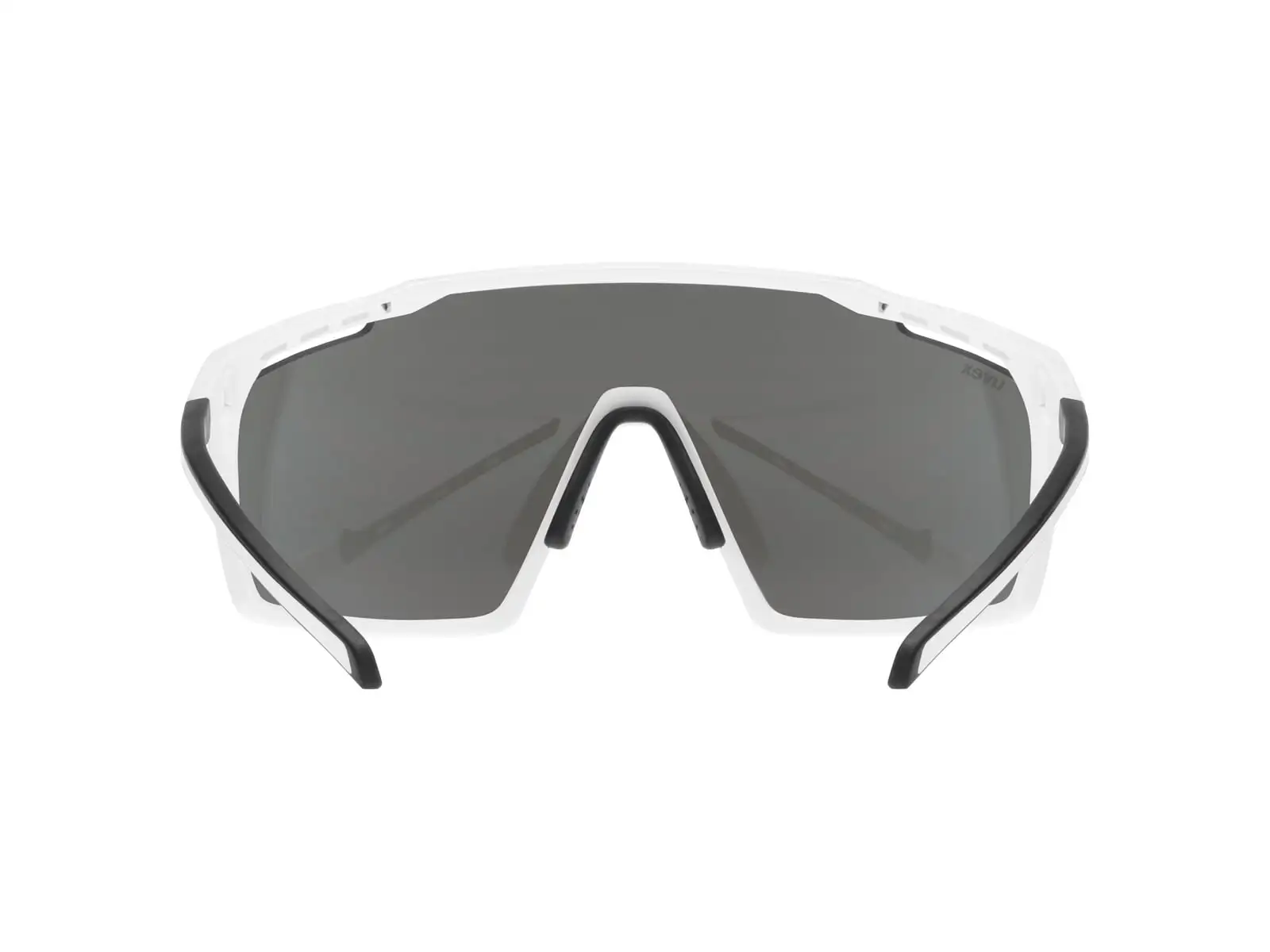 Uvex MTN Perform cyklistické okuliare White Mat/Mirror Silver