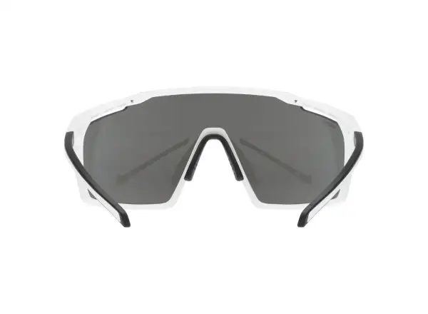 Uvex MTN Perform cyklistické okuliare White Mat/Mirror Silver