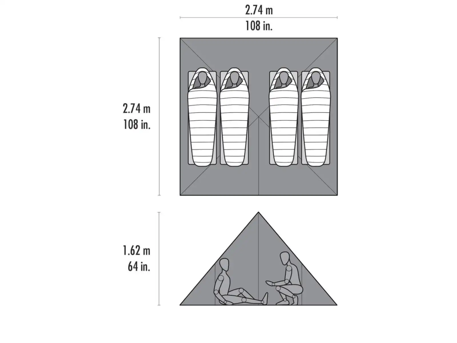 MSR Front Range UL Tarp Shelter Prístrešok pre 4 osoby