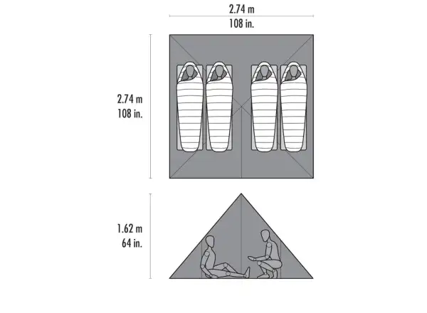 MSR Front Range UL Tarp Shelter Prístrešok pre 4 osoby