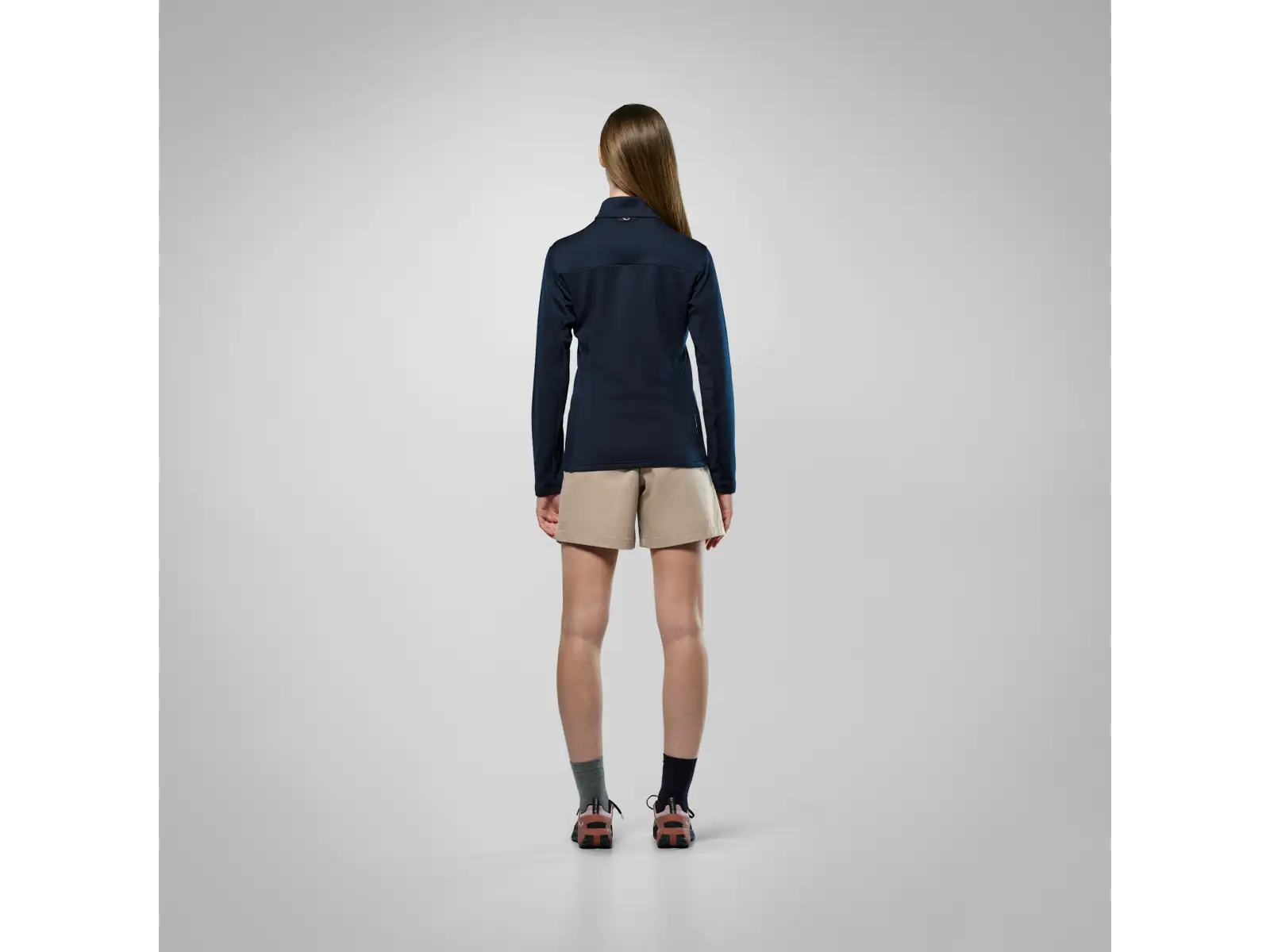 Salewa Puez Cammino Polarlite Half-Zip dámska mikina Navy Blazer