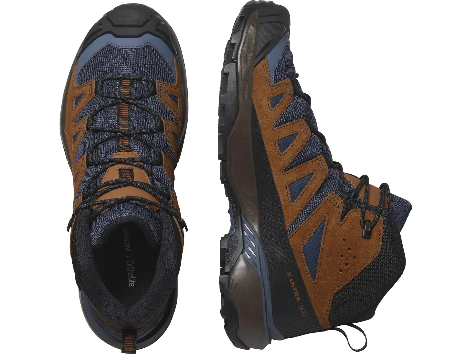 Salomon X Ultra 360 LDR MID GTX pánska turistická obuv Blue Nights/Caramel Cafe/Grisaille