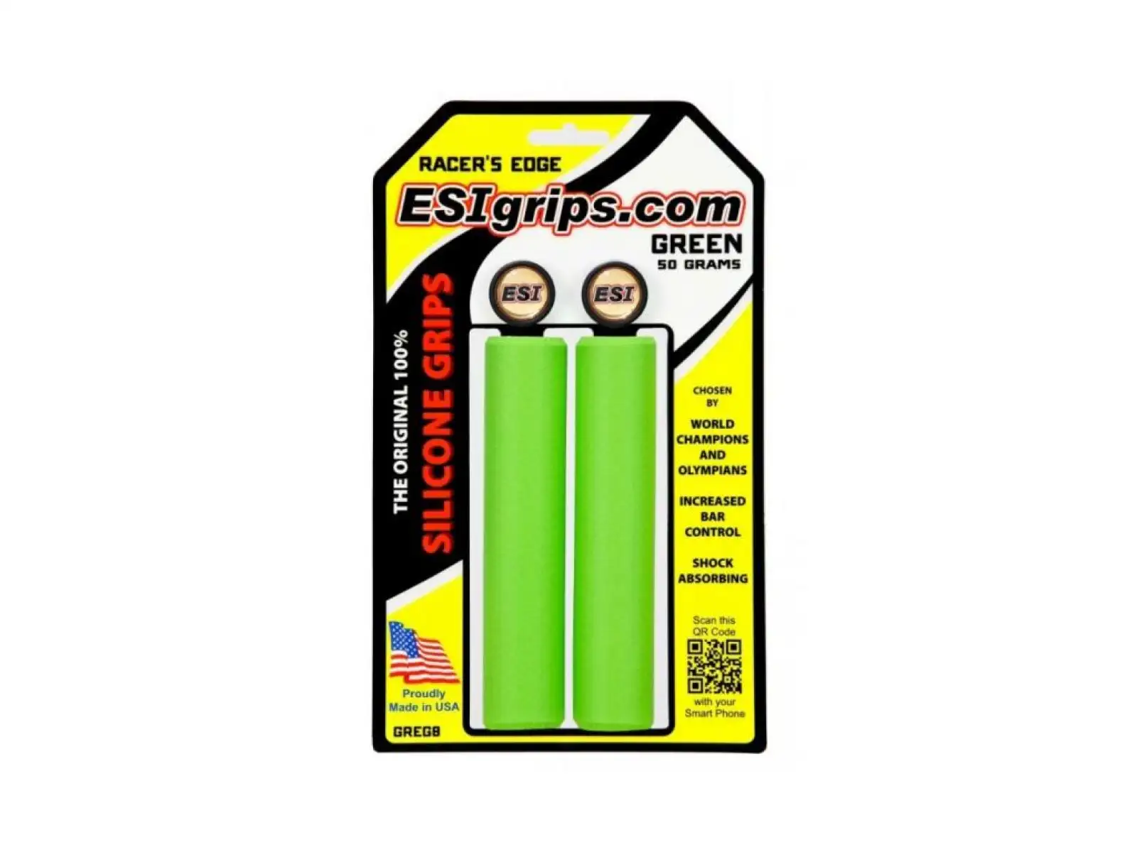 ESI Racers Edge Grips zelené