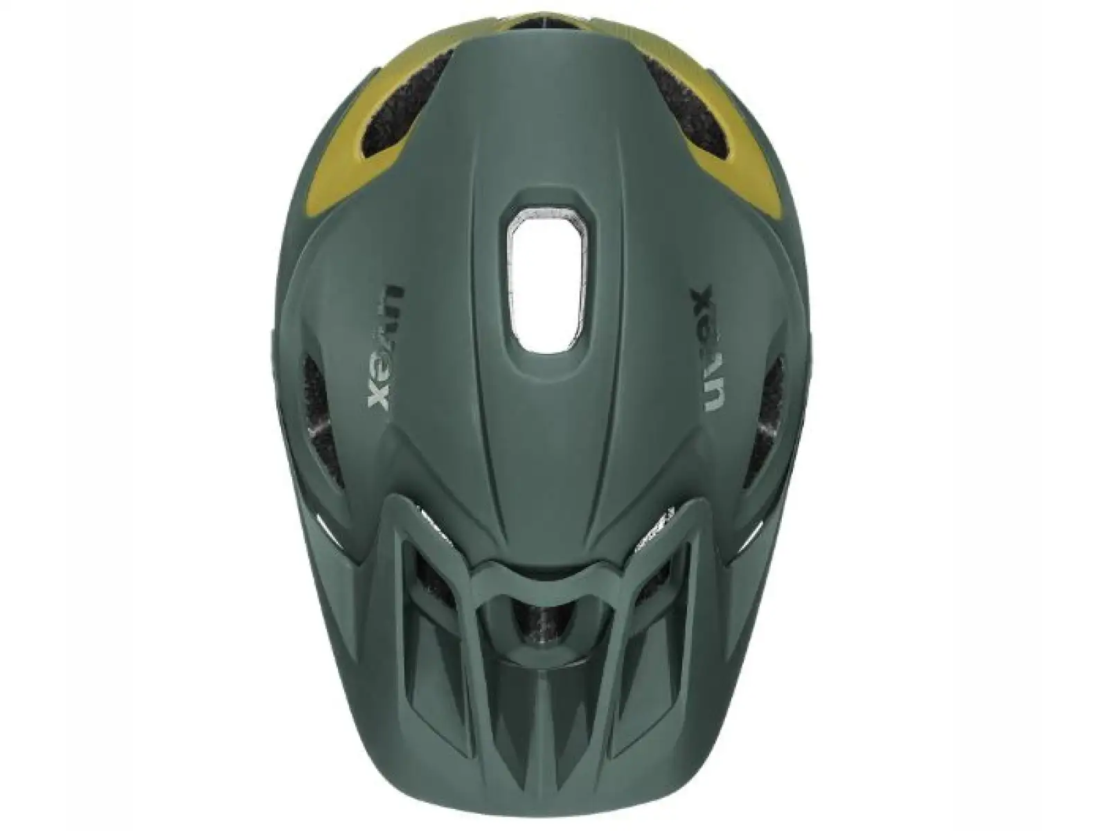 Uvex Quatro Integrale MTB prilba Tocsen Forest/Mustard Mat