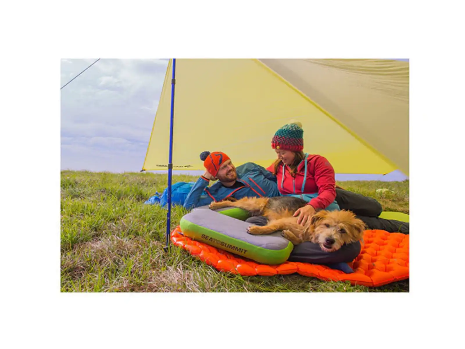 Sea to Summit Aeros Premium Deluxe Pillow nafukovací vankúš sivá