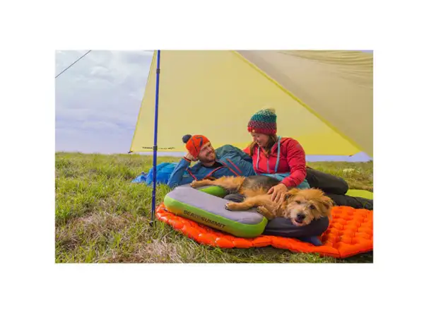 Sea to Summit Aeros Premium Deluxe Pillow nafukovací vankúš sivá