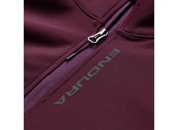 Endura Loop Ride pánsky dres dlhý rukáv Black Cherry