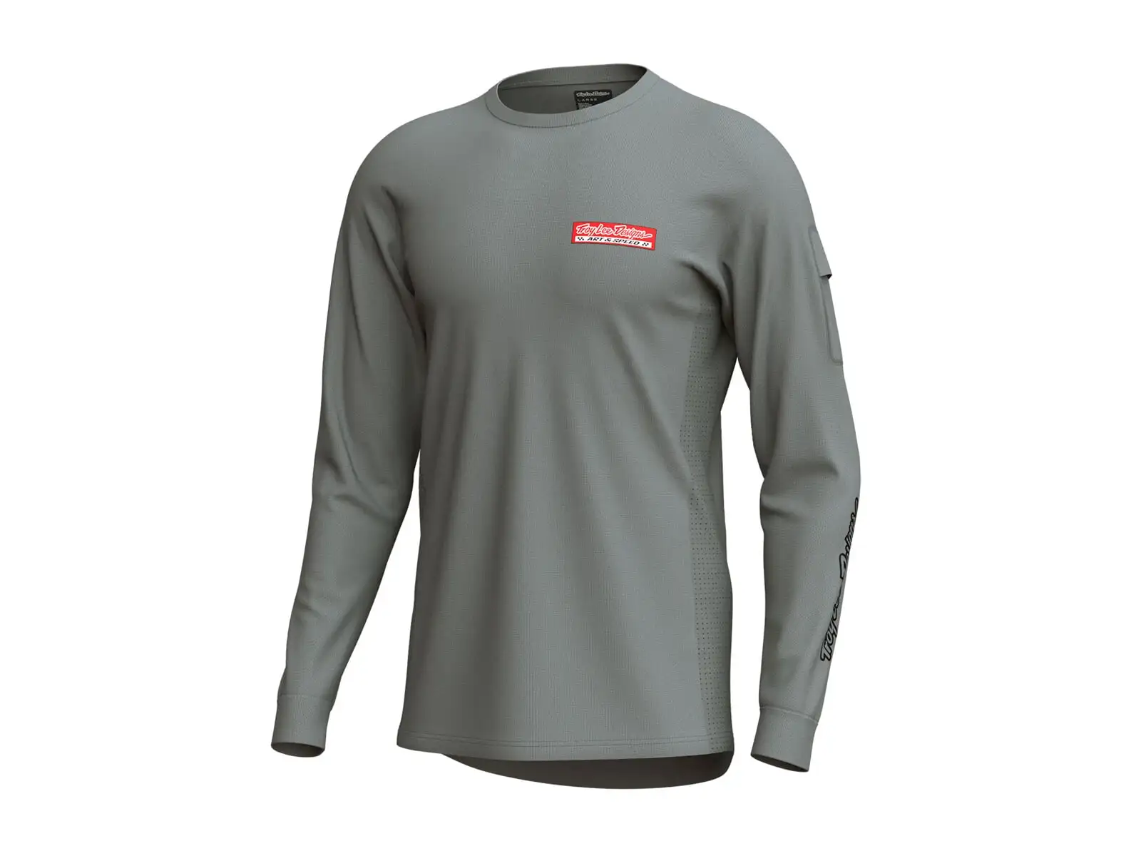 Troy Lee Designs Ruckus Ride Tee pánsky dres dlhý rukáv Custom Paint Mid Gray