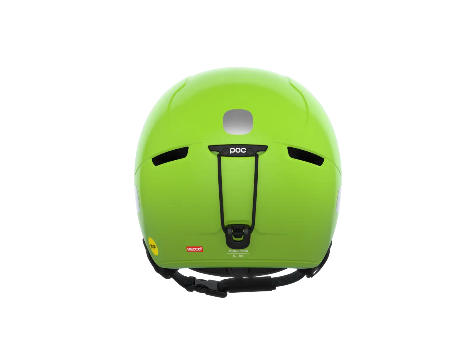 POC POCito Obex MIPS detská lyžiarska prilba Fluorescent Yellow/Green