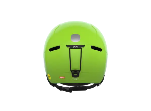 POC POCito Obex MIPS detská lyžiarska prilba Fluorescent Yellow/Green