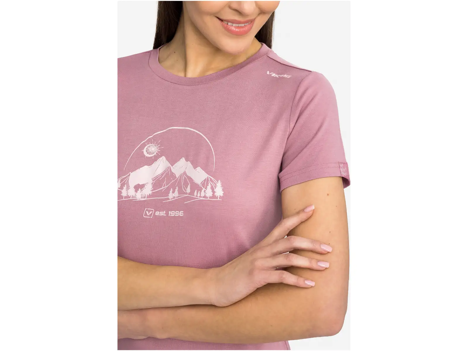 Viking Lenta Lady dámske tričko krátky rukáv Pink/Fuchsia