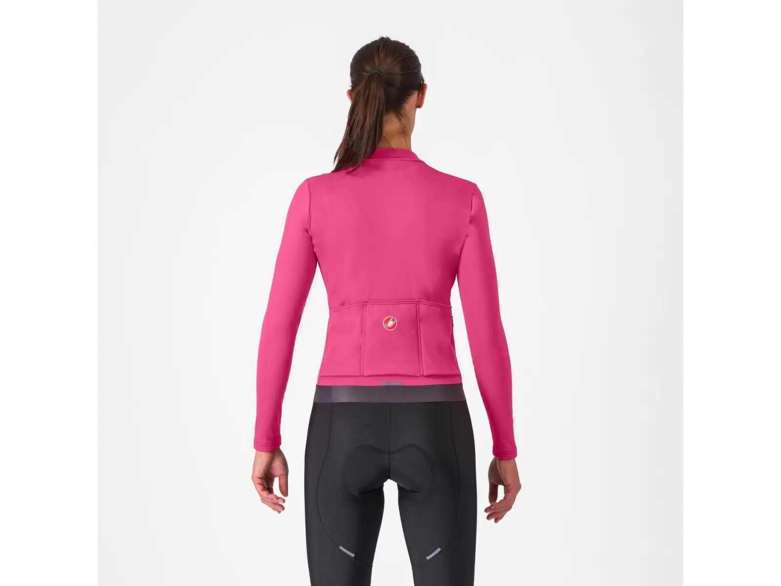 Castelli Espresso Thermal dámsky dres Violet Pink/Dark Gray