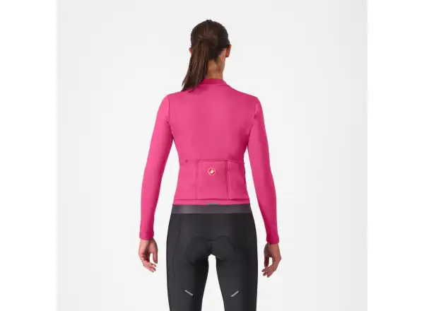 Castelli Espresso Thermal dámsky dres Violet Pink/Dark Gray
