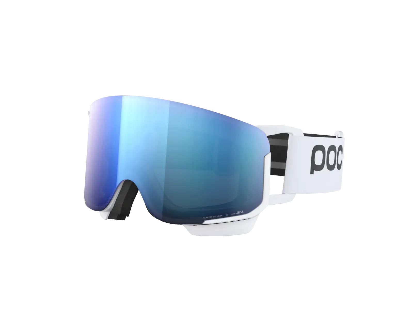 POC Nexal Mid lyžiarske okuliare Hydrogen White/Partly Sunny Blue