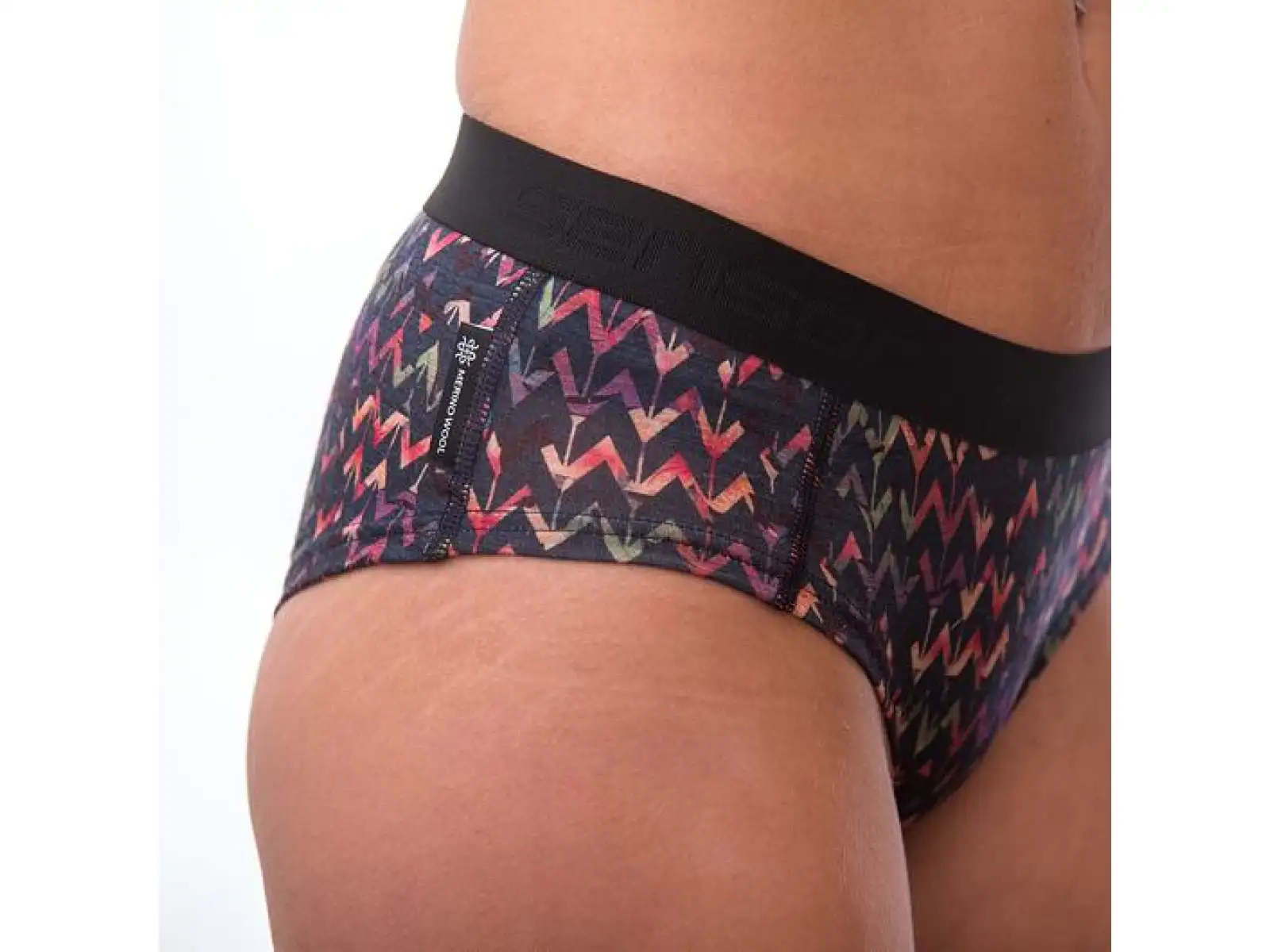 Sensor Merino Impress dámske nohavičky Deep Blue/Origami