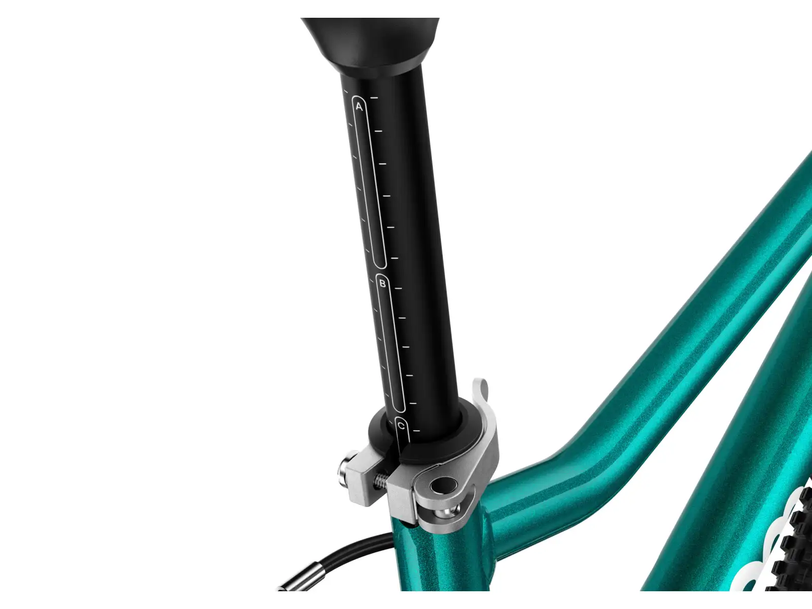 Woom GO 3 Automagic Metallic Turquoise 16 detský bicykel