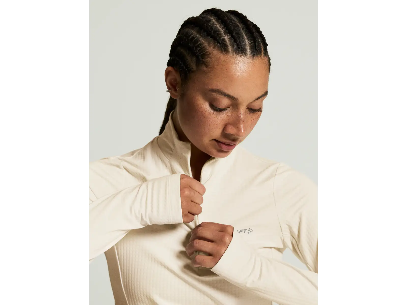 Craft Gain Thermal Midlayer 2 dámska mikina biela