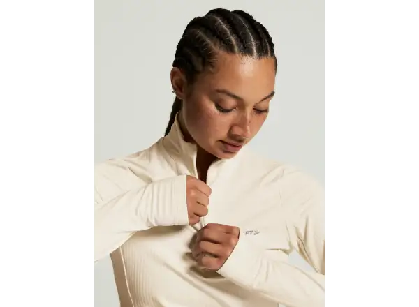 Craft Gain Thermal Midlayer 2 dámska mikina biela