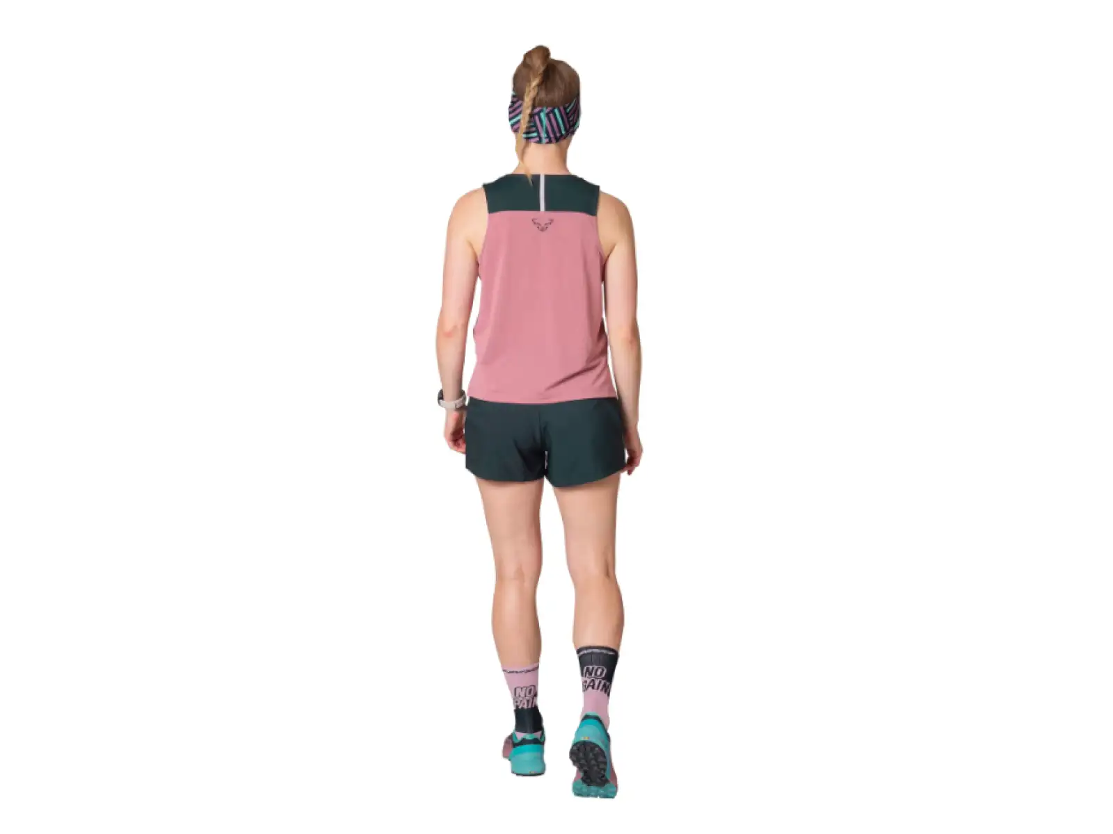 Dynafit Sky Crop Top Dámske tričko bez rukávov Mokarosa