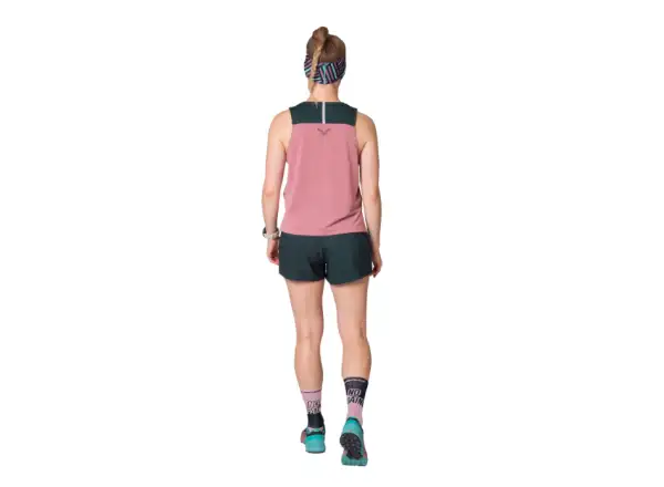 Dynafit Sky Crop Top Dámske tričko bez rukávov Mokarosa