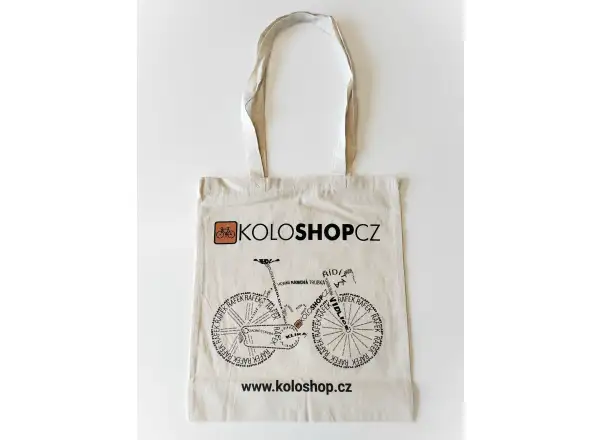 Koloshop taška z prírodnej látky s potlačou