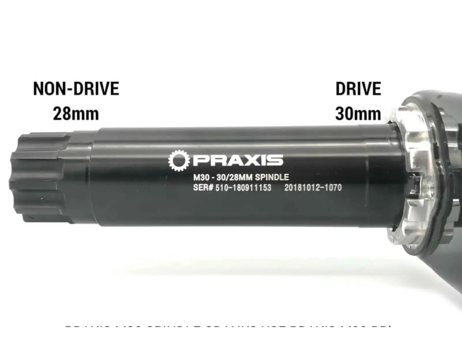 Praxis Works Zayante Carbon cestné kľuky bez prehadzovačky 175 mm