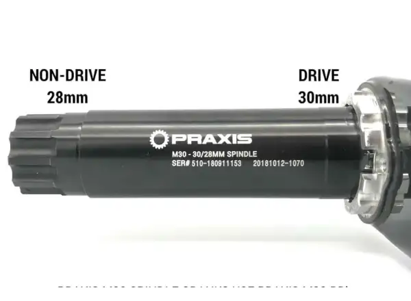 Praxis Works Zayante Carbon cestné kľuky bez prehadzovačky 175 mm