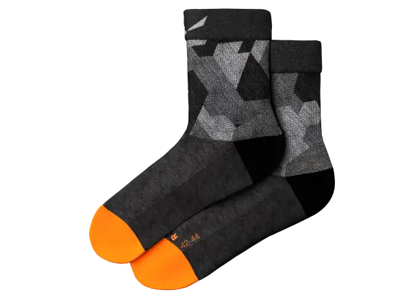 Salewa Pedroc Camo Alpine Merino Quarter pánske ponožky black out
