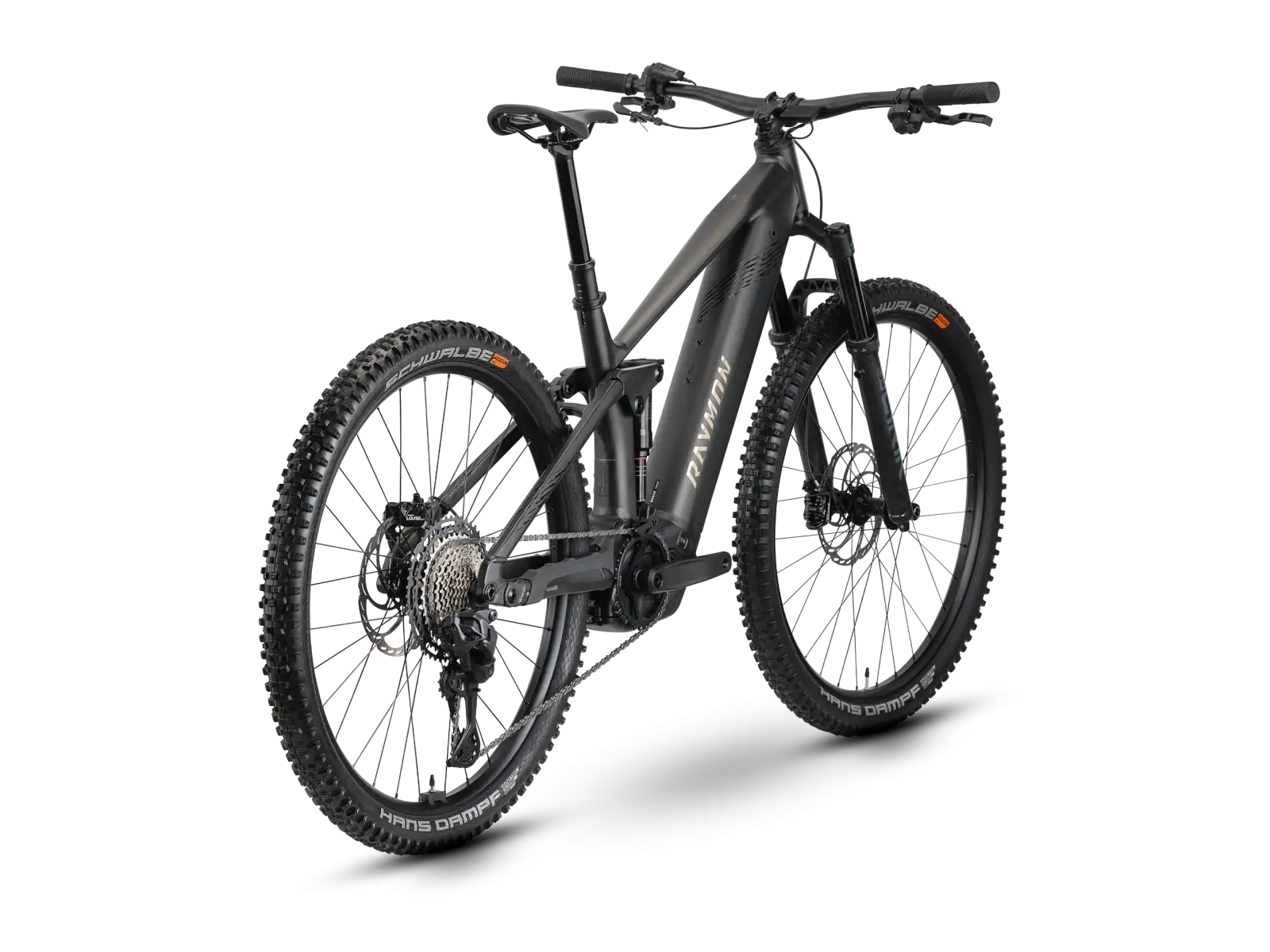 Raymon Korak Ultra micablack/chrome celoodpružený elektrobicykel